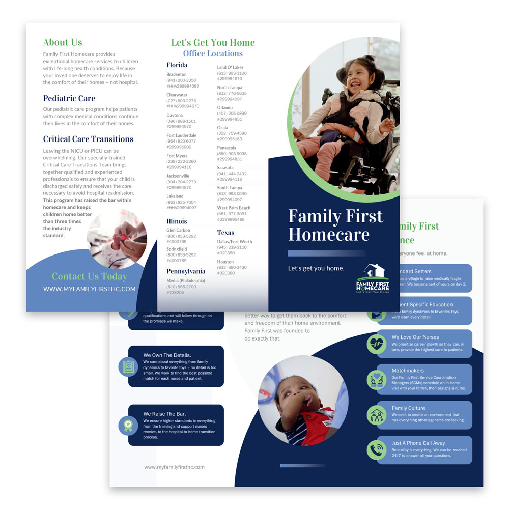 TRIFOLD BROCHURE (SHRINKWRAPPED IN 100's)